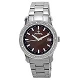 Just Bling Women's JB-6224-E Starlight Brown Mother-Of-Pearl Dial Diamond Watch