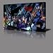 DC COMICS: Batman & Allies XL Panoramic Gallery Framed Canvas Art,Ready To Hang,NEW