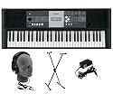 Yamaha YPT-230 Premium Keyboard Pack with Headphones, Power Supply, and Stand