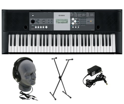 Yamaha YPT-230 Premium Keyboard Pack with Headphones - Power Supply - and Stand product image