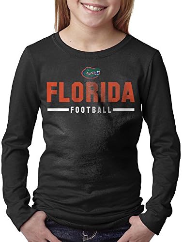 Florida Gators Sport Wordmark Football Unisex Youth Long Sleeve T-Shirt Casual