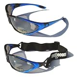 Ladgecom All-Weather Sunglasses & Goggles with Head Strap for Cycling, Running & Ski Sports