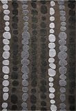 Jovi Home Auspice Hand-Tufted Rug 4-Foot by 6-Foot, Gray