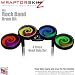 Alecias Swirl 01 Colors Skin by WraptorSkinz fits Rock Band Drum Set for Nintendo Wii, XBOX 360, PS2 & PS3 (DRUMS NOT INCLUDED)
