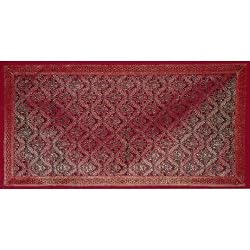 Table Placemats Set in Brocades, India Runners and Mats