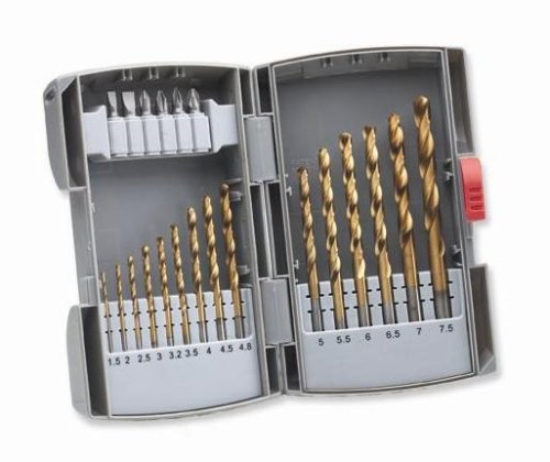 Chicago Power Tool 63503 21 Piece Titanium Drill & Drive Bit Set