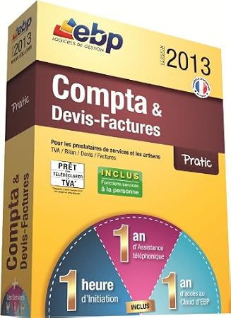 EBP Compta et Devis Factures Pratic 2013  + Services VIP
