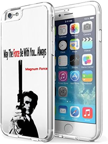 Magnum Force Gun Rights iPhone 6 Plus Clear Cover Case