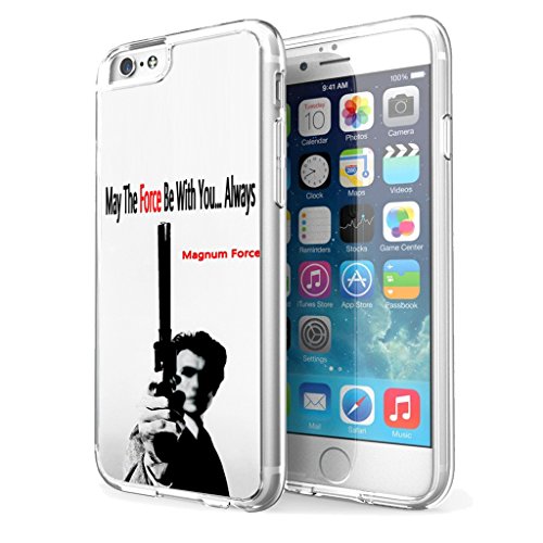 Magnum Force Gun Rights iPhone 6 Plus Clear Cover Case