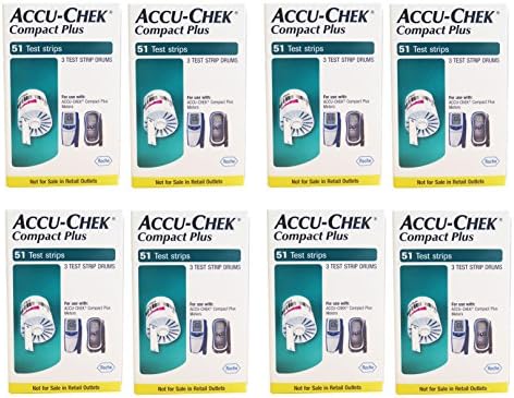 ACCU-CHEK Compact Plus Strips 408ct ( 8 x 51)