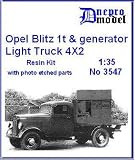 オペルブリッツ　8 KW　Flak探照灯発電機搭載　1tトラック　フルキット Opel Blitz 1t & generatr Light Truck 4×2 1/35 [3547]