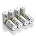 EBL Rechargeable C Batteries 5000mAh Ni-MH C Size Battery, Pack of 8
