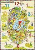 Kunstdruck Poster: Gabriele Altevers "Zwölf Zahlen zählen" 42 x 60
