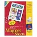 Avery� Magnet Sheets, 8-1/2 inches x 11 inches, White, Pack of 5 (3270)