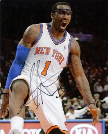 Amare Stoudemire Autographed New York Knicks 8x10 Photo