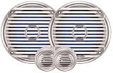 Jensen Marine MSX60CSS 6.5" 65 W Silver Component Speaker Set