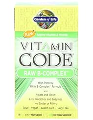 Garden of Life Vitamin Code  - Raw B-Complex, 60 vegan caps  Box