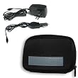 CHARGER & CASE COMBO for GPS - Accessory Power Home Wall Charger + Car Adapter + Deluxe Hard Shell 4.3" (Wide Screen) GPS Carrying Case w/ Strap for Select Garmin Nuvi Models
