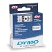 Dymo D-1 Tape, 1 Inch, Black Clear, 1/Box (53710)