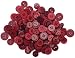 Blumenthal Lansing Favorite Findings Basic Buttons Assorted Sizes, 130/Pkg, Burgendy