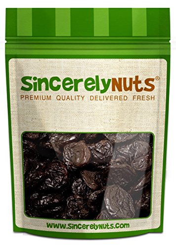 Sincerely Nuts Dried Pitted Prunes - Two (2) Lb. Bag - Rich in Antioxidants and Dietary Fiber - Appetizingly Sweet - Insane Freshness - Kosher Certified