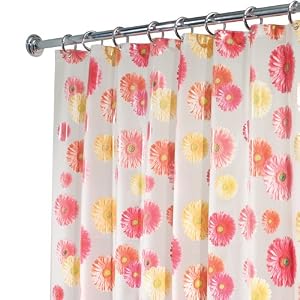Gerbera Daisy InterDesign EVA Shower Curtain