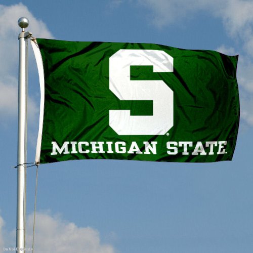 Summeram tuLeach Michigan State Spartans Double Sided 3x5 Flag