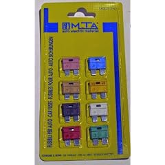 Auto Sicherung Stecksicherung Set von 3 A bis 30 A Standard 19 mm lang MTA 06.00407 Inhalt: 3A, 5A, 7,5A, 10A, 15A, 20A, 25A, 30A
