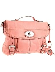 Fossil Maddox Small Top Handle Handbag, Salmon by Fossil