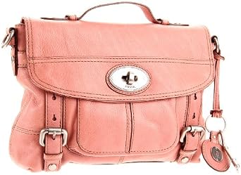 Click here to buy Fossil Maddox Small Top Handle Handbag, Salmon by Fossil.