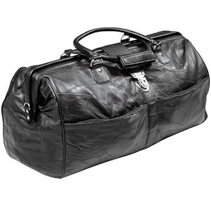 Black Leather QuickTripper Bag