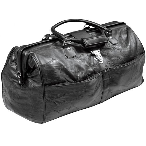 Black Leather QuickTripper Bag
