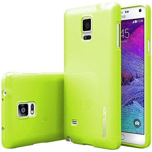 Galaxy Note 4 Case, Caseology® [Daybreak Series] Slim Fit Shock Absorbent Cover [Lime] [Slip Resistant] for Samsung Galaxy Note 4 - Lime