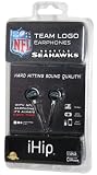 iHip NFF10200SES NFL Seattle Seahawks Mini Ear Buds, Blue/Green