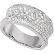 14K White Gold Diamond Anniversary Band - 0.75 Ct.