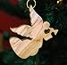 Hand Carved Olive Wood Herald Angel Ornament