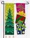 CHRISTMAS gifts HOLIDAY banner FLAG yard GARDEN art NU
