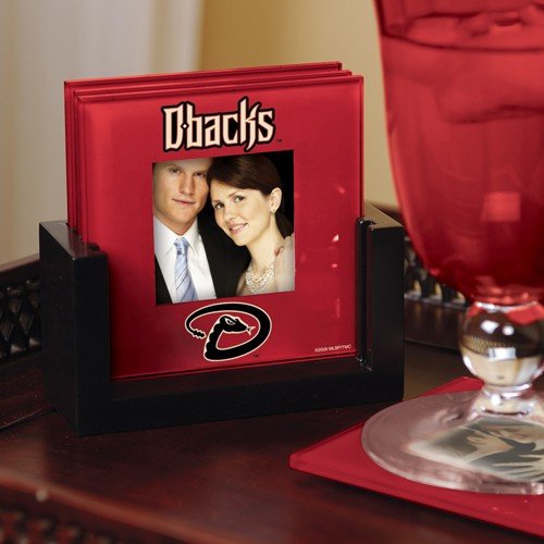Arizona Diamondbacks Red 4-Pack Photo Coaster Set