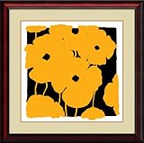 Four Yellows April 6 Framed Art Print by Donald Sultan, 26.77 in. x 26.52 in. Framed