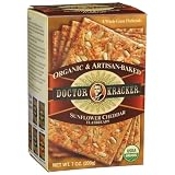 DoctorKrackerOrganicandArtisan-BakedFlatbread,SunflowerCheddar,7-OuncePackages