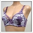 Venus Satin Violet Full Coverage Bra #0060