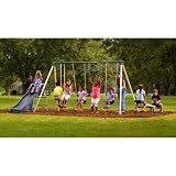 Flexible Flyer Backyard Fun Swing Set with Plays