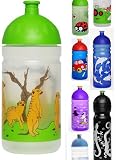 ISYbeTrinkflasche 500ml Erdmännchen, transparent, schadstofffrei, spülmaschinengeeignet, auslaufsicher