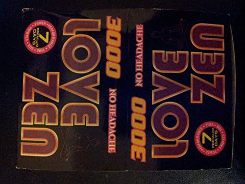 6 x LOVE ZEN 3000 Male Sexual Performance Enhancer Pills - 6 Pack. NO HEADACHE
