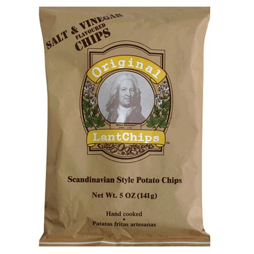 Original LantChips, Salt & Vinegar, 5.0-Ounce Bag, (Pack of 12) by LantChips
