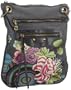 Desigual Bols_Shopping Fieltro Carrusel 28X5076, Damen Umh�ngetaschen, Grau (Asfalto 2016), 26x26x1 cm (B x H x T)