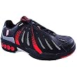 Youth Prince OC-1 Cushioning Tennis Shoe - Black/Red/Silver