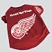 Officially Licensed by the NHL - Detroit Red Wings Dog Hockey Jersey- X-Large