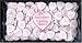 Large Fluted White Wedding Hearts (1lb. Clear Bag)