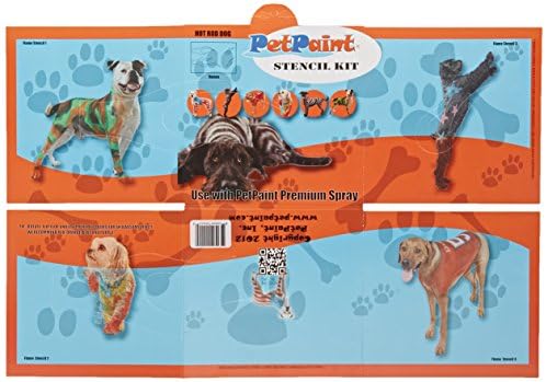 PetPaint Stencil Starter Pack for Pets with POP Display